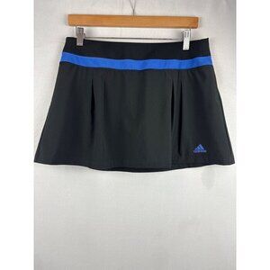 Adidas Womens Climalite Black & Blue Tennis Skort Size M